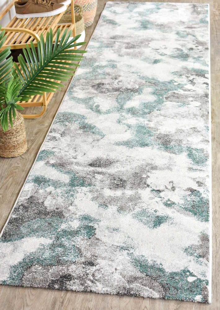 Chester Green White Runner Rug 34035, Rugs Online Rugs Sydney Australia, fast & free shipping Australia-wide.