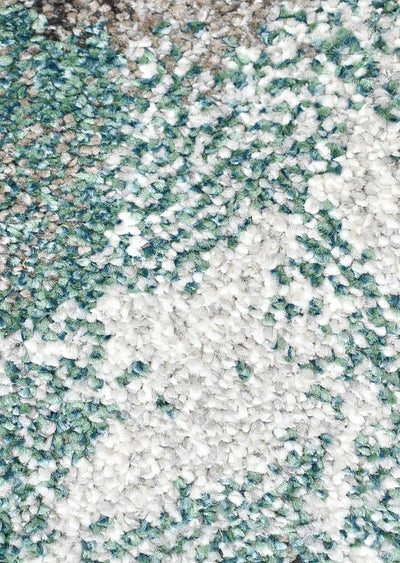 Chester Green White Rug 34035