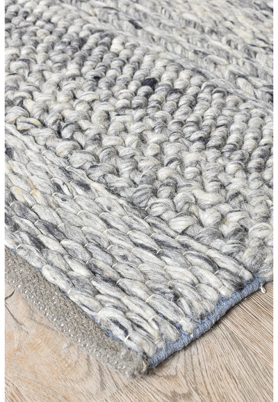 Normandy Grey Wool Rug