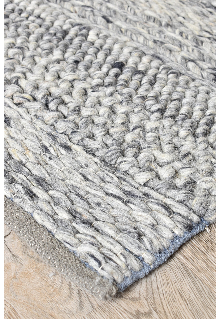 Normandy Grey Wool Rug