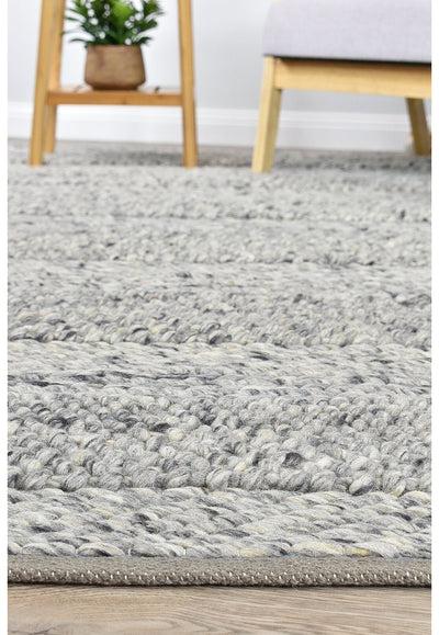 Normandy Grey Wool Rug