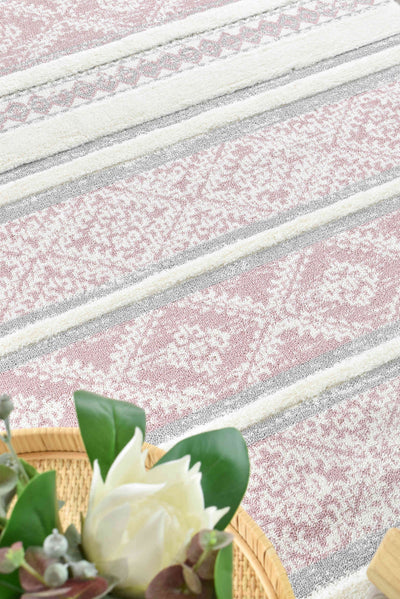 August Soft Pink Rug B0359A