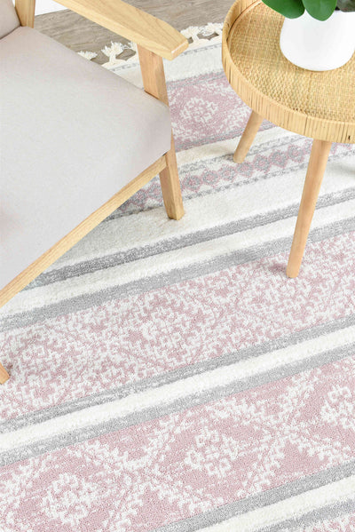 August Soft Pink Rug B0359A