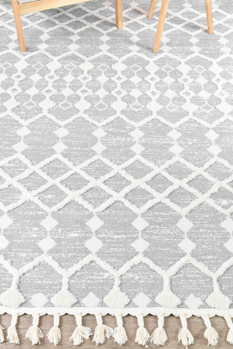 August Winter Grey Rug B0361A