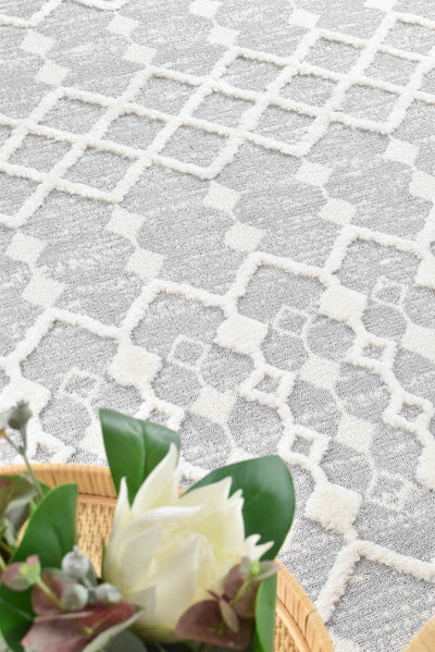 August Winter Grey Rug B0361A