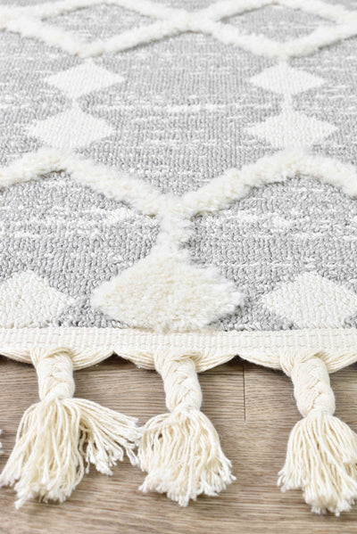 August Winter Grey Rug B0361A