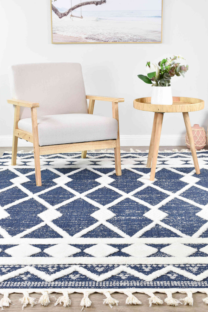 August Navy Rug B0370A, Rugs Online Rugs Sydney Australia, www.rugsonlinerugs.com.au