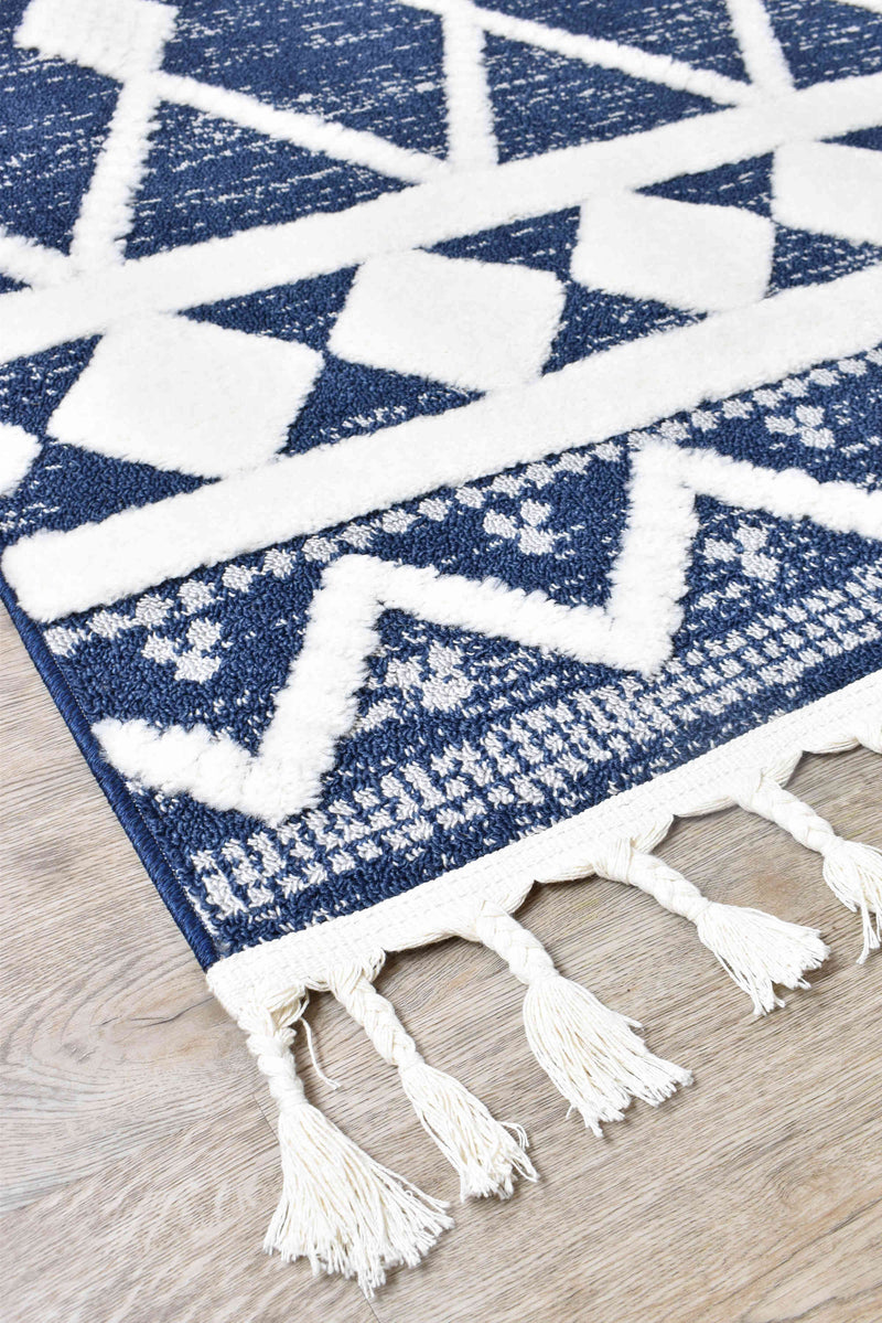 August Ocean Navy Rug B0370A