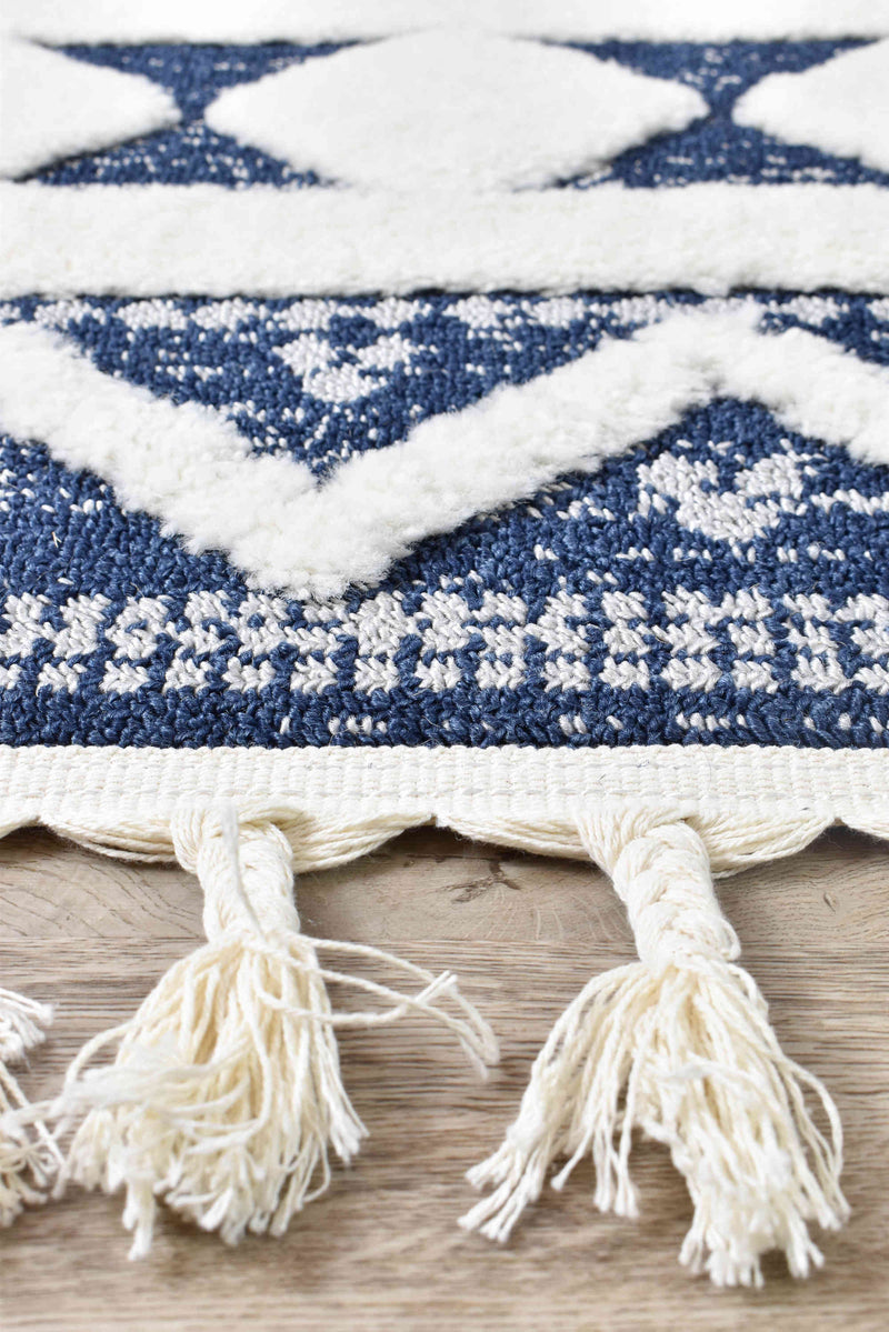 August Ocean Navy Rug B0370A