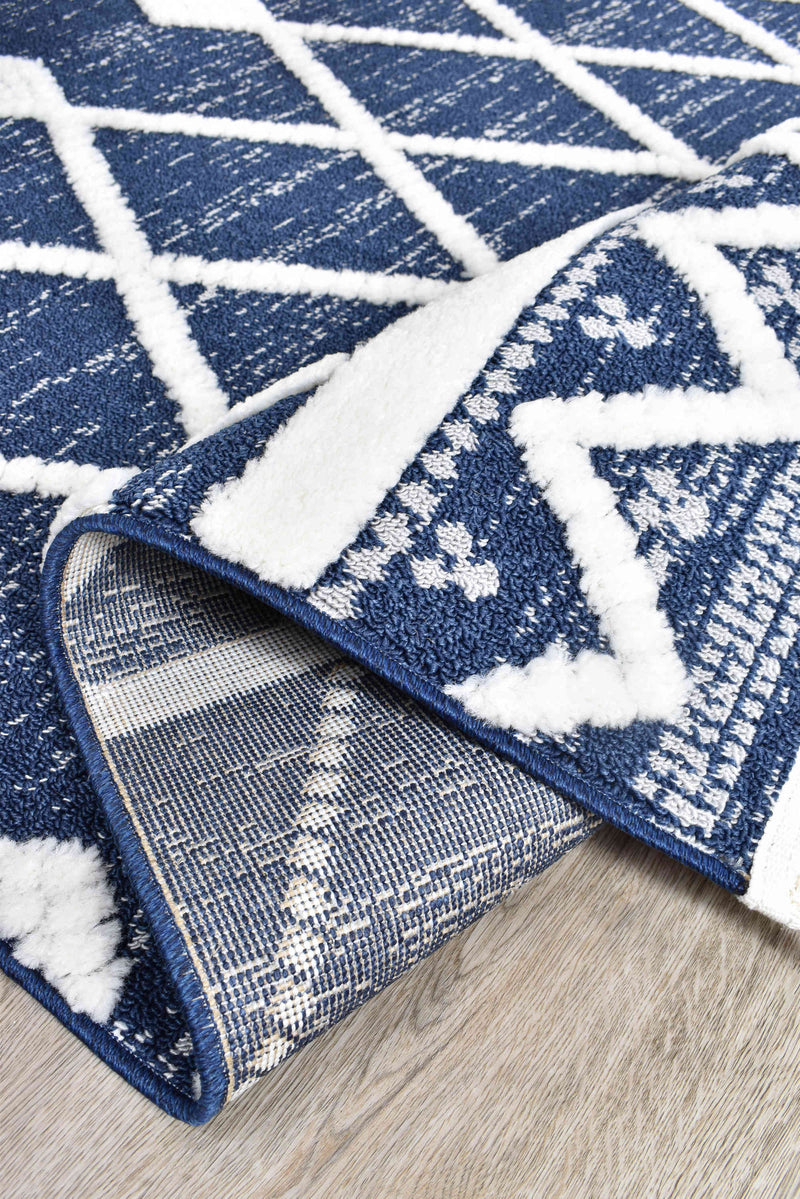 August Ocean Navy Rug B0370A