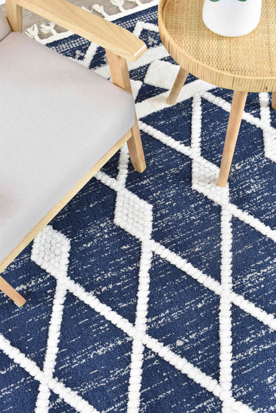 August Navy Rug B0370A, Rugs Online Rugs Sydney Australia, www.rugsonlinerugs.com.au