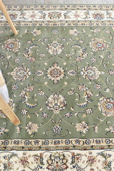 Royal Keshan Green Rug 55368 4464