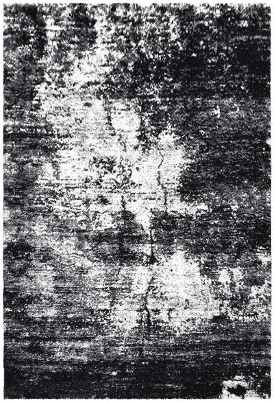 Milan Dahlia 651 Black White Rug, Rugs Online Rugs Sydney Australia, www.rugsonlinerugs.com.au