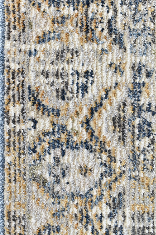 Medina Open Field Dark Blue Rug 0318A