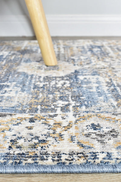 Medina Open Field Dark Blue Rug 0318A