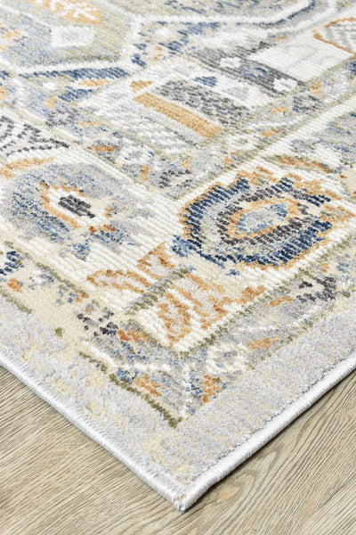 Medina Hugo Blue Grey Rug 0319A