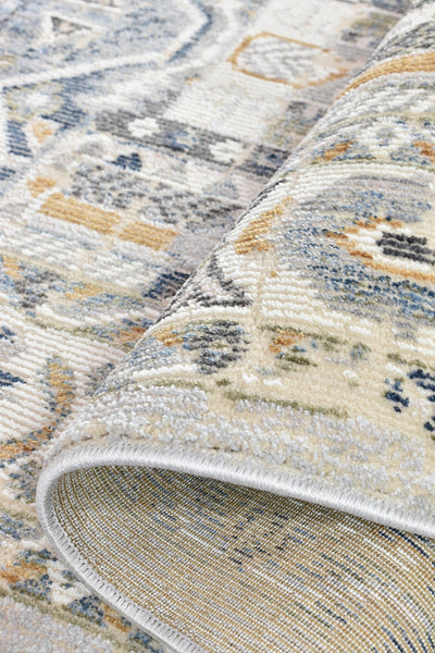 Medina Hugo Blue Grey Rug 0319A