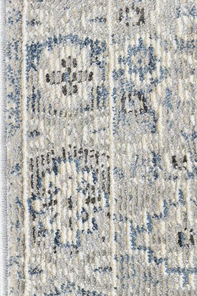 Medina Azari Blue L.Grey Runner Rug 0320C