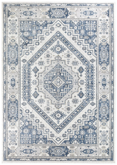 Medina Sofia Cream Blue Rug A161A