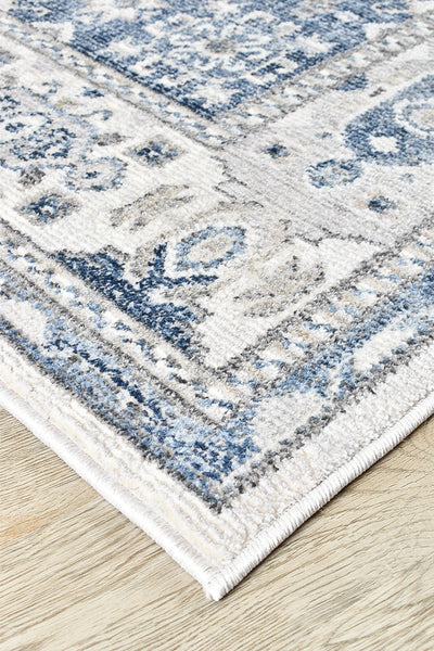 Medina Sofia Cream Blue Rug A161A