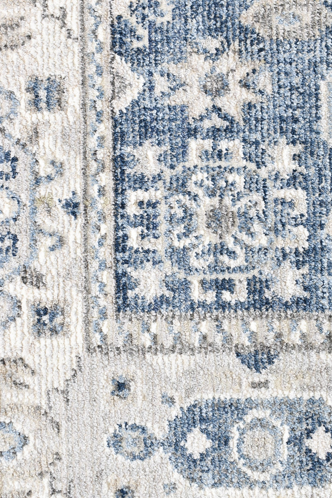 Medina Sofia Cream Blue Rug A161A