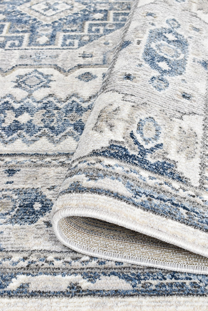 Medina Sofia Cream Blue Rug A161A