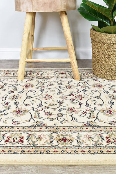 Royal Keshan Beige Runner Rug 55368 6464