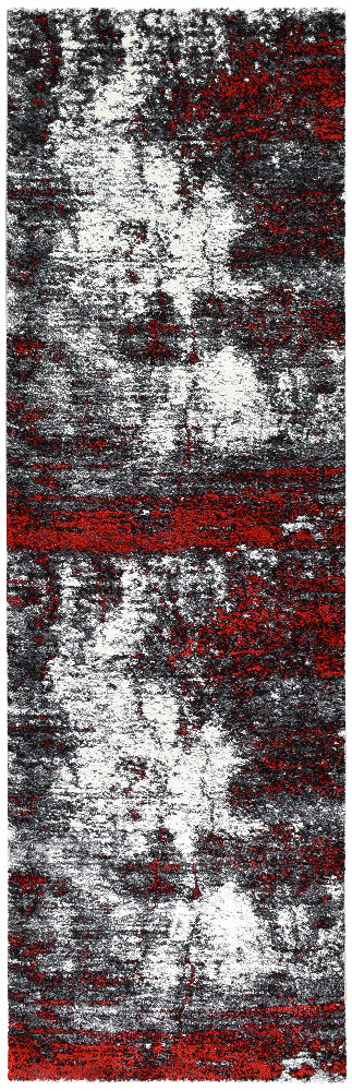 Milan Dahlia 651 White Red Runner Rug, Rugs Online Rugs Sydney Australia, www.rugsonlinerugs.com.au