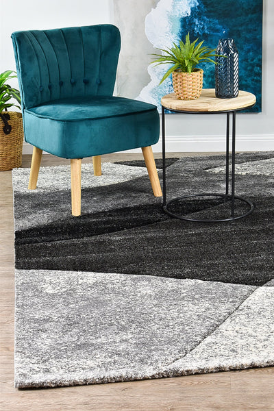 Milan Dahlia 298 Dark Grey Light Grey Rug, Rugs Online Rugs Sydney Australia, www.rugsonlinerugs.com.au