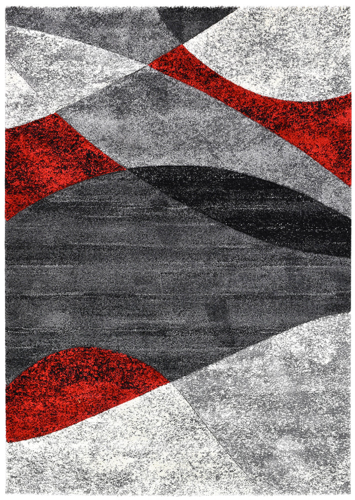 Milan Dahlia 298 Dark Grey Red Rug, Rugs Online Rugs Sydney Australia, www.rugsonlinerugs.com.au