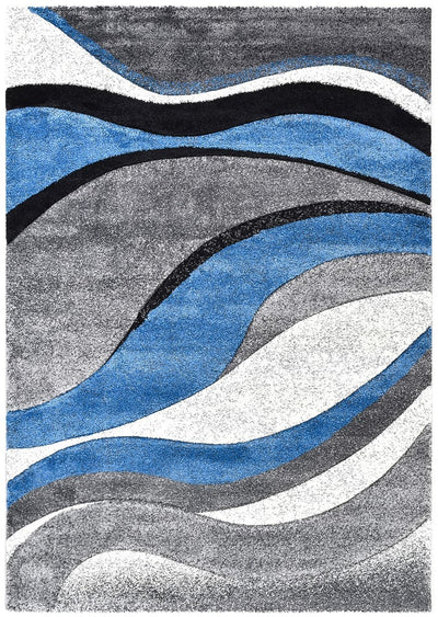 Milan Dahlia 300 Light Grey Blue Rug, Rugs Online Rugs Sydney Australia, www.rugsonlinerugs.com.au