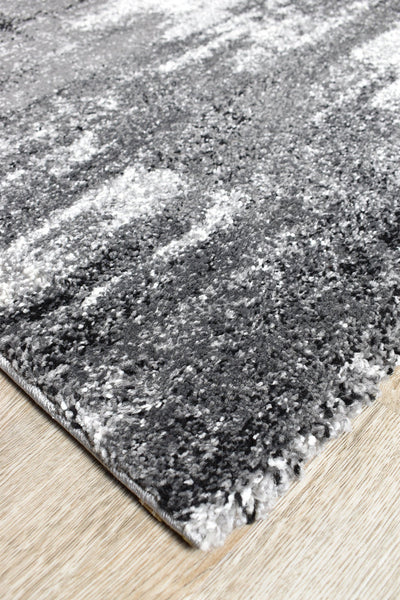 Milan Dahlia 347 Light Grey Dark Grey Rug