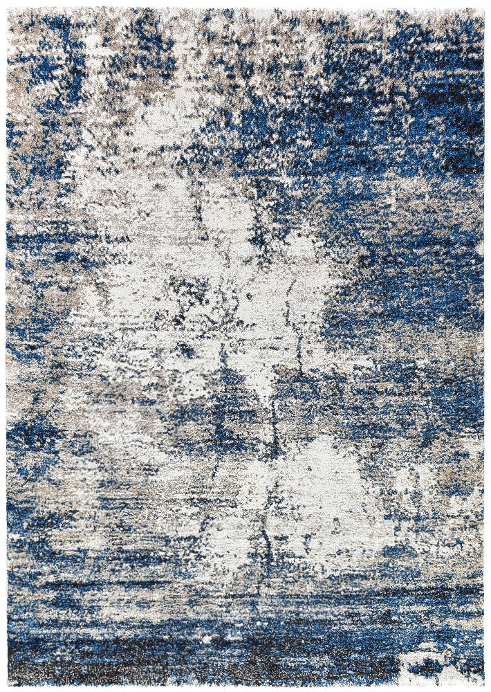 Milan Dahlia 651 White Blue Rug, Rugs Online Rugs Sydney Australia, www.rugsonlinerugs.com.au