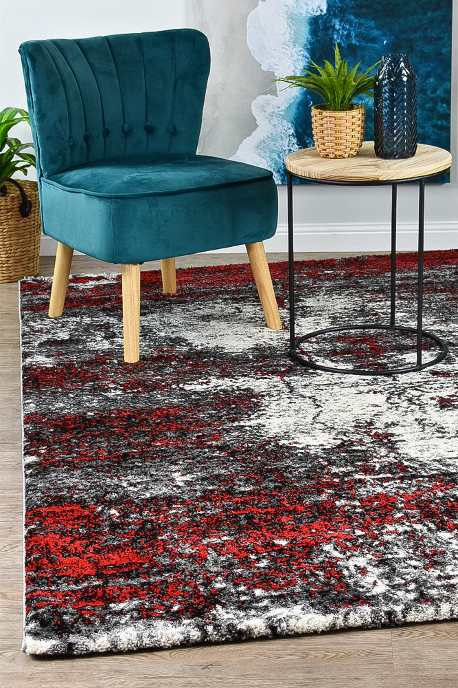 Milan Dahlia 651 White Red Rug, Rugs Online Rugs Sydney Australia, www.rugsonlinerugs.com.au