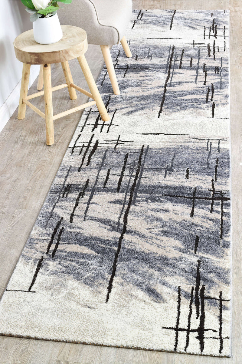 Mona 726A Grey Brown Runner Rug, Rugs Online Rugs Sydney Australia, www.rugsonlinerugs.com.au