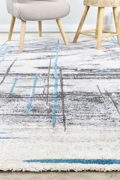 Mona 726AA Grey Turquoise Rug