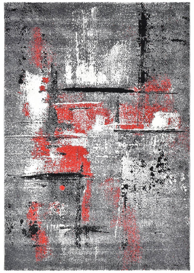 Novas 53A Grey Red Rug, Rugs Online Rugs Sydney Australia, www.rugsonlinerugs.com.au