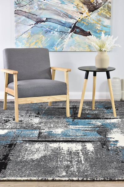 Novas 53A Grey Turquoise Rug, Rugs Online Rugs Sydney Australia, www.rugsonlinerugs.com.au