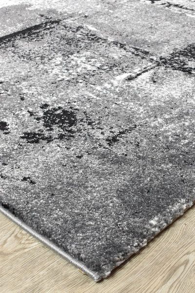 Mona 53A Light Grey Dark Grey Rug