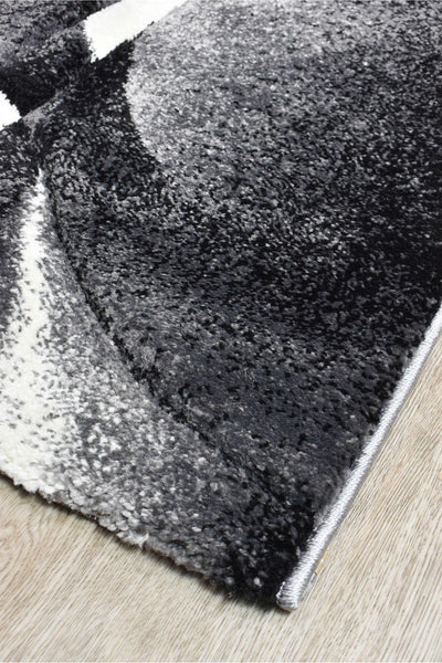 Mona 56A Light Grey Dark Grey Rug