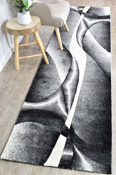 Mona 56A Light Grey Dark Grey Rug