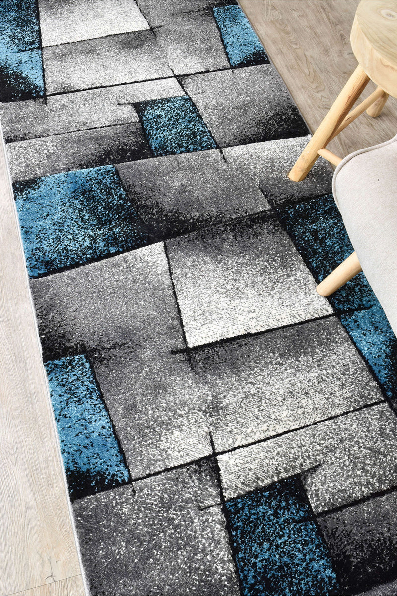 Mona 97A Grey Turquoise Rug