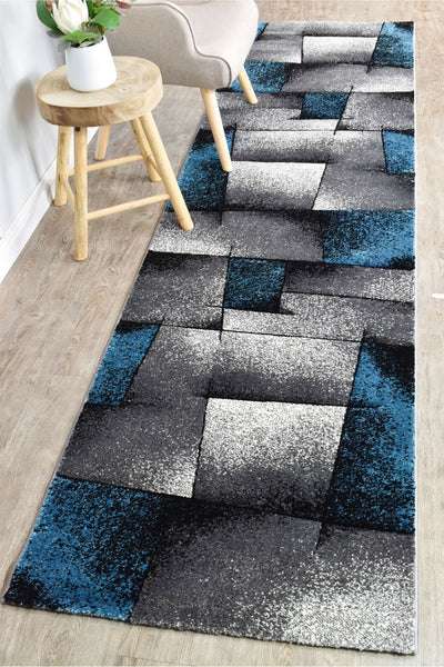 Mona 97A Grey Turquoise Rug