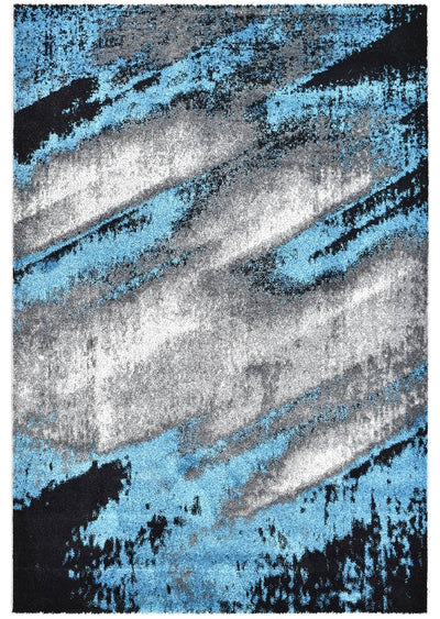 Mona 98A Grey Turquoise Rug