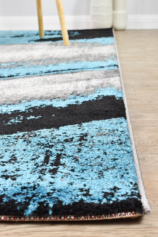 Mona 98A Grey Turquoise Rug