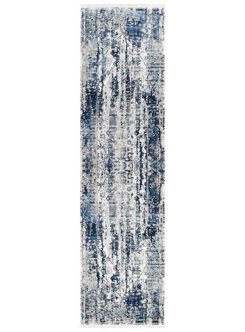 Rosanna Distressed Vintage Denim Runner Rug, Rugs Online Rugs Sydney Australia, www.rugsonlinerugs.com.au