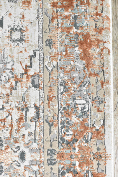 Rosanna Distressed Exotic Terracotta Rug