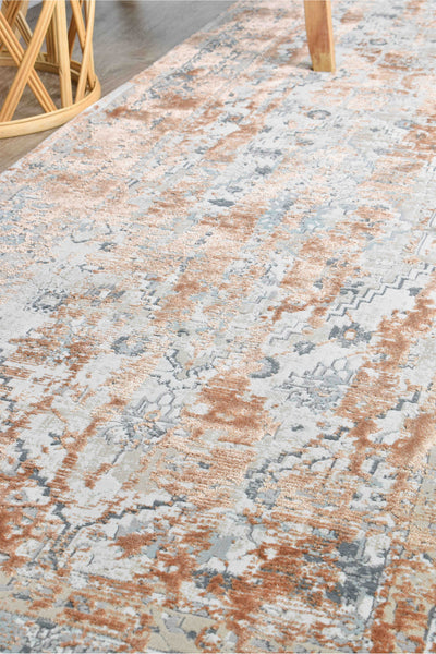 Rosanna Distressed Exotic Terracotta Rug