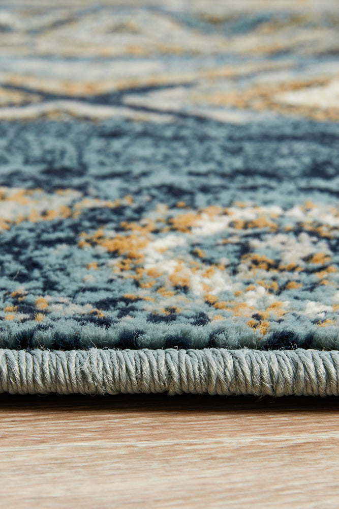 Oxford Contrast Blue Rug