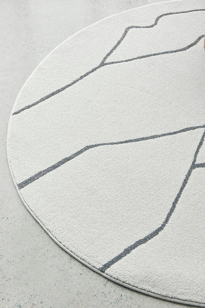 Paradise Ivy Grey Round